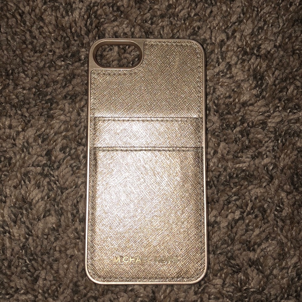 MICHAEL KORS IPHONE 7/8 CASE WITH CARD HOLDER